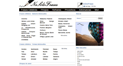 Desktop Screenshot of nosolofrases.com